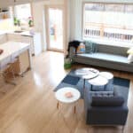 bright hardwood flooring